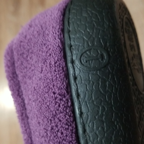 (L) ISOspa by ISOTONER Cozy Teddy Slippers Soft Weekend Loungewear Casual - Picture 8 of 9